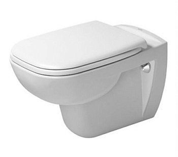 Унитаз подвесной безободковый Duravit D-Code 45700900A1 с сиденьем микролифт Унитаз подвесной безободковый Duravit D-Code 45700900A1 с сиденьем микролифт