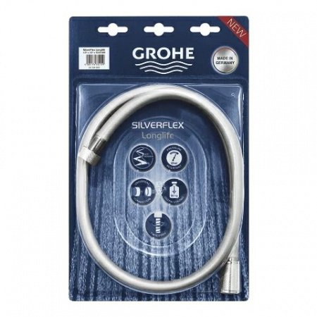 Душевой шланг Grohe Silverflex LongLife 125 26335000 Хром