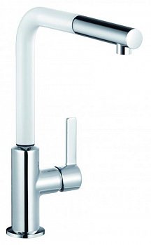 Смеситель для кухни Kludi L-INE S 408519375 хром/белый матовый