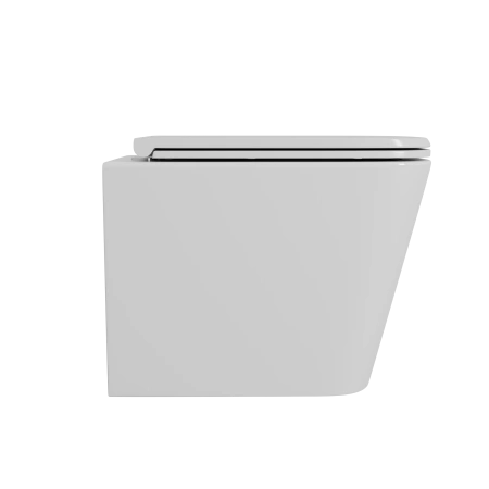 Унитаз подвесной D&K Berlin DT1436516 белый, с сиденьем микролифт