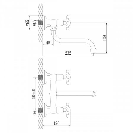 Смеситель для кухни Lemark Standard LM2111C хром
