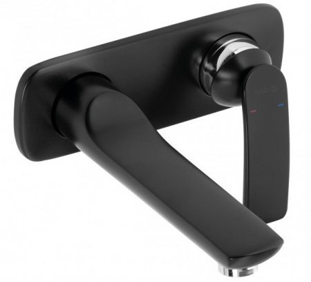 Смеситель для раковины Kludi Balance 522478775 хром/черный матовый