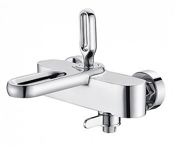 Смеситель для ванны с душем WasserKraft Kammel 1801 хром