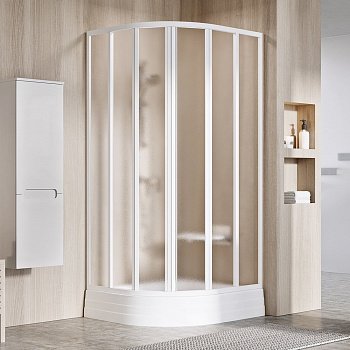 Душевой угол Ravak Supernova SKKP6 80x80x185 профиль белый, стекло матовое