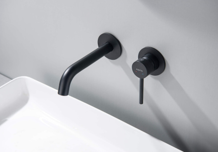 Смеситель для раковины Aquatek Европа AQ1313MB черный матовый