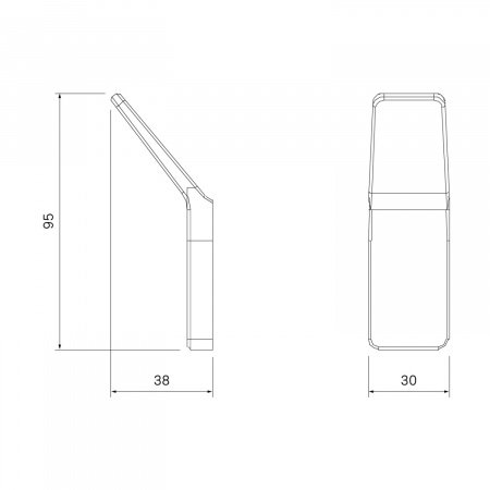 Крючок IDDIS Slide SLIBS10i41 черный матовый