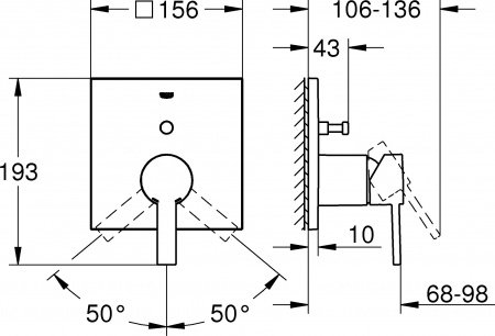 Смеситель для ванны Grohe Allure 24070000 хром