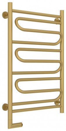 Полотенцесушитель электрический Сунержа Элегия 2.0 80х50 золото матовое, подключение правое