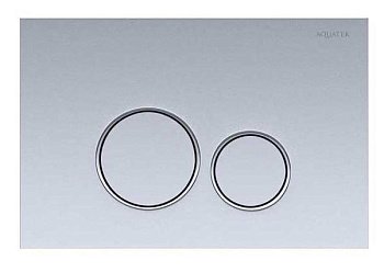 Кнопка смыва для унитазов Aquatek KDI-0000019 хром матовый