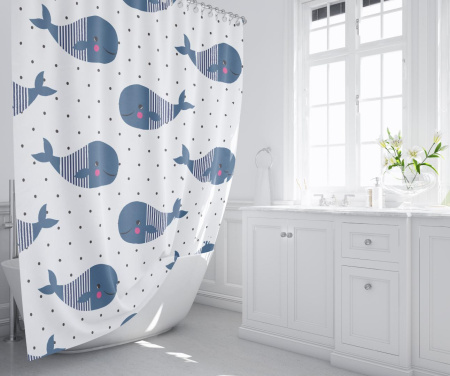 Штора для ванной Fixsen Drop, FX-1508