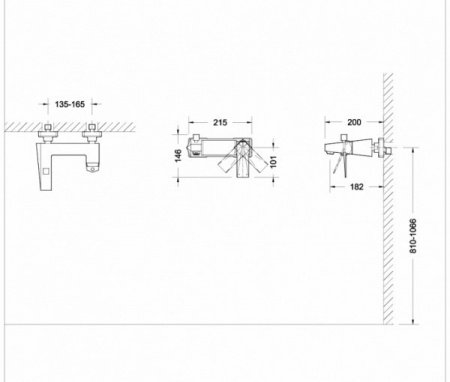 Смеситель для ванны с душем Bravat Iceberg F676110C-B-RUS хром