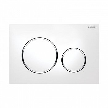 Кнопка смыва Geberit Sigma 20 115.882.KJ.1 белый/хром глянцевый