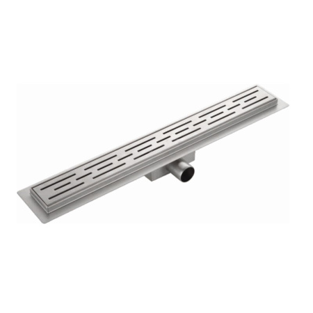 Душевой лоток с решеткой из нержавеющей стали 80см Haiba HB91800, сатин