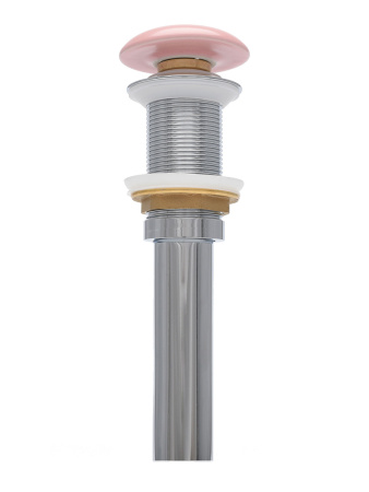 AQM7002-0MP Донный клапан без перелива, керамическая накладка, цвет розовый матовый