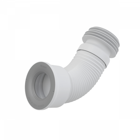 Фановая труба гофровая Alcaplast A97 Белая