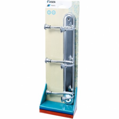 Вешалка для полотенец Fixsen Adele FX-5500-3 Хром