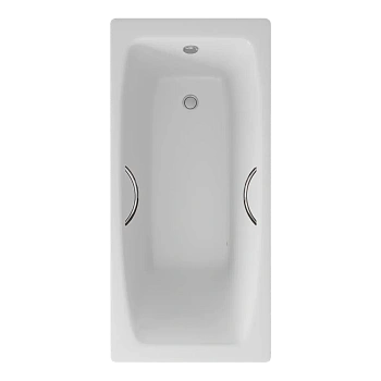 Ванна чугунная Delice Repos 1700х700, с ручками