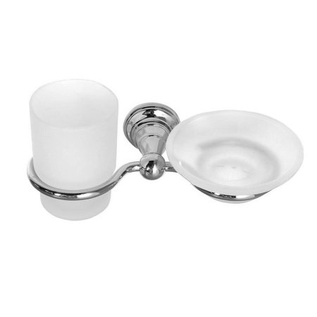 Стакан для ванной;мыльница Sapho DIAMOND 1317-04 хром