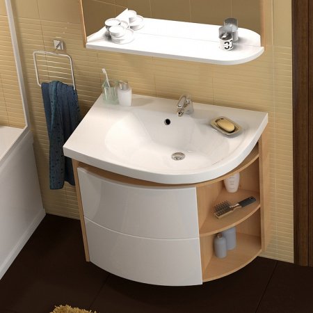 Тумба для комплекта Ravak Rosa Comfort береза/белая L