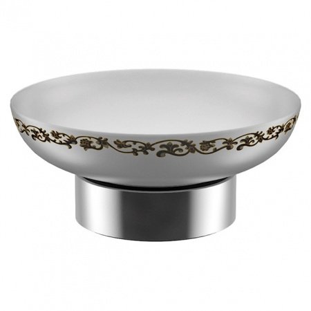 Мыльница настольная Fixsen Bogema FX-788 Хром Белый