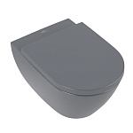 Унитаз подвесной безободковый Villeroy&Boch Subway 2.0 5614R0i4 Graphite CeramicPlus без сиденья Унитаз подвесной безободковый Villeroy&Boch Subway 2.0 5614R0i4 Graphite CeramicPlus без сиденья