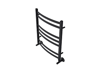 Полотенцесушитель водяной Aquatek Лугано AQ DOC0760BL 60х50 черный муар