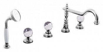 Смеситель на борт ванны Rav Slezak Brilliance164.5P хром