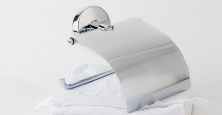 Держатель туалетной бумаги Hansgrohe Logis 40523000 с крышкой Хром