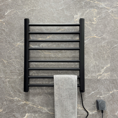 Полотенцесушитель электрический Fixsen UNIVERSAL 600х500 FX-7200B, черный