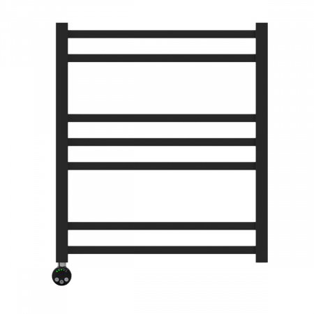 Полотенцесушитель электрический Lemark Atlantiss П7 LM32607REBL 500x600, левый/правый, черный