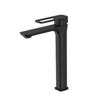 Смеситель для раковины-чаши IDDIS Slide SLIBL01i01 черный матовый