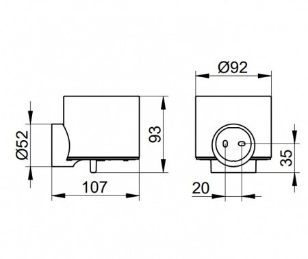 Дозатор Keuco Reva 12852379000 черный матовый