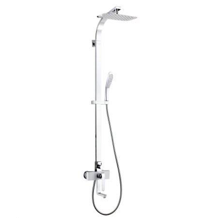 Душевая стойка Lemark Melange LM4962CW хром/белый