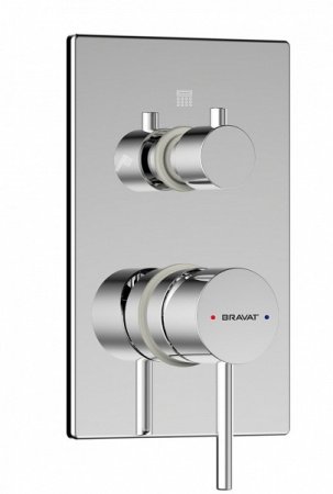 Смеситель для душа Bravat Arc P69193C-ENG хром