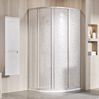 Душевой угол Ravak Supernova SKCP4 90x90x185 профиль сатин, полистирол матовое