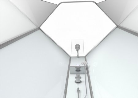 Душевая кабина Timo Ilma ILMA-709 90x90x255 профиль черный матовый, стекло прозрачное