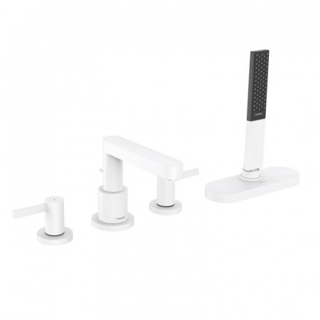 Смеситель для ванны Hansgrohe Finoris 76444700 белый матовый