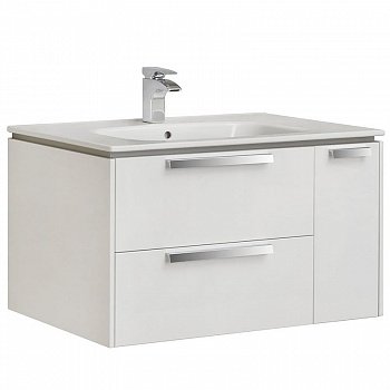 Тумба под раковину Roca Lago 80 подвесная 857296806 Белый глянец