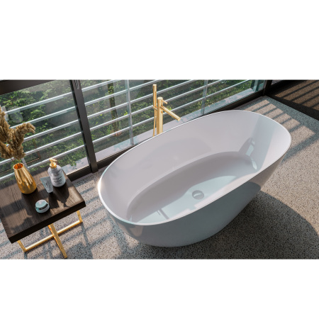 Ванна WHITECROSS Onyx A 160x75 (белый глянец) иск. камень