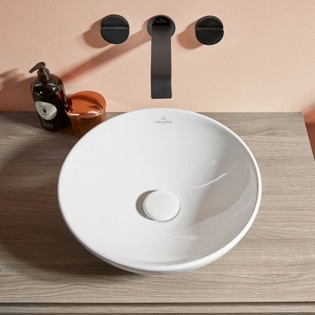Раковина накладная 42см Villeroy & Boch Loop & Friends 4A460001 белый