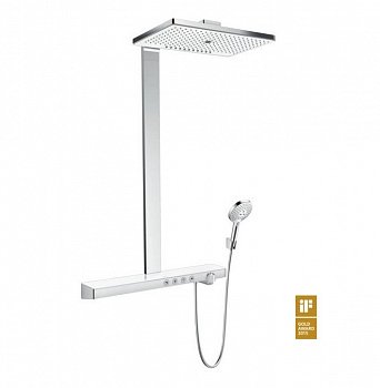 Душевая стойка Hansgrohe Rainmaker Select 27106400 хром;белый