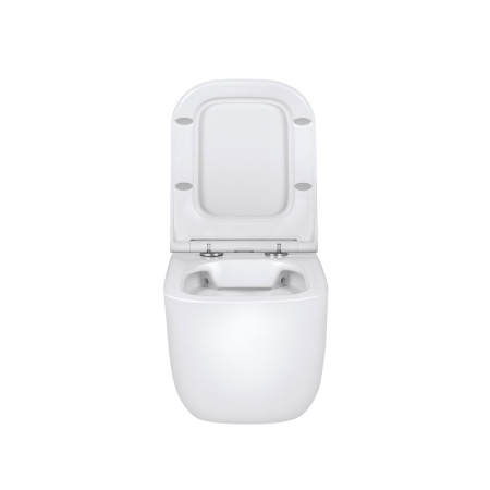 Унитаз подвесной безободковый Vincea Form VT1-35 белый, с сиденьем микролифт