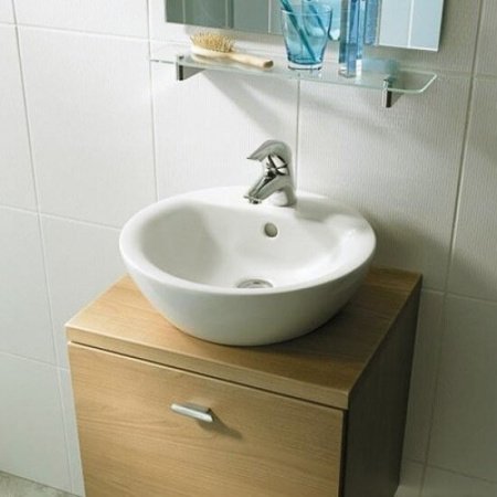 Раковина накладная 43см Ideal Standard Connect E804001 белый