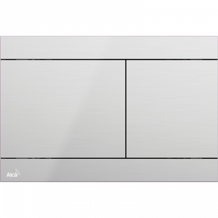 Кнопка смыва AlcaPlast Flat FUN-INOX алюминий матовый