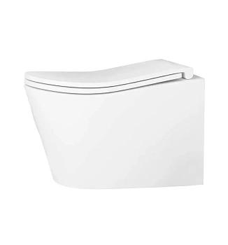 Унитаз подвесной D&K Bamberg DT1556516 белый, с сиденьем микролифт