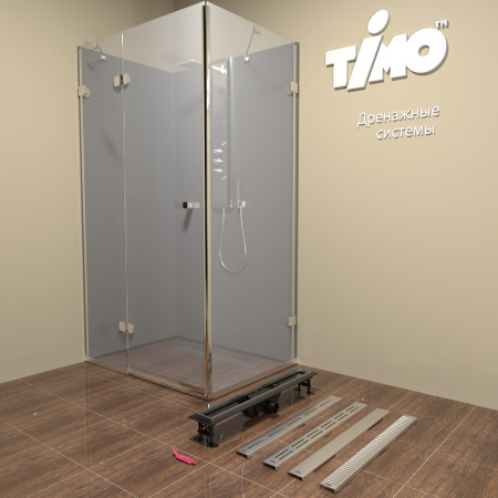 Душевой лоток TIMO Super Plast SP10600-PC10600, сатин