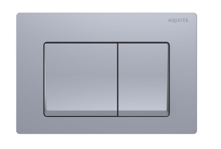 Кнопка смыва Aquatek Small TDI-0000006 хром матовый