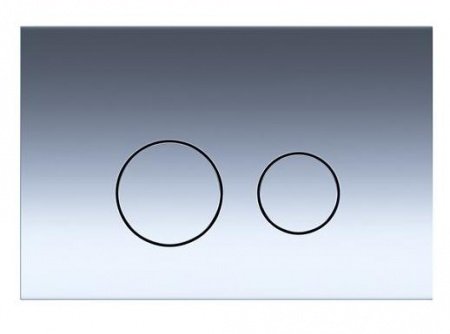 Кнопка смыва Aquatek KDI-0000004 хром глянцевый