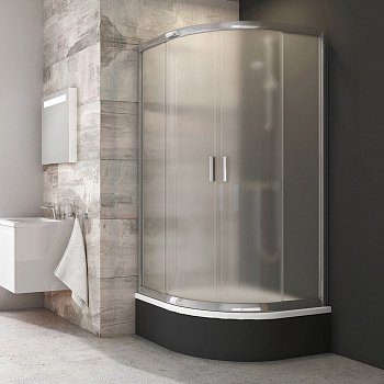 Душевой угол Ravak Blix BLCP4 SABINA 80x80x175 профиль хром блестящий, стекло матовое (для установки на глубокий поддон)