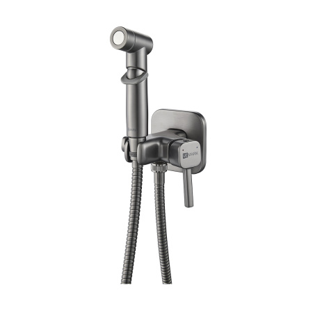 Гигиенический душ со смесителем Lemark Solo LM7165GM графит матовый